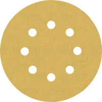 Шкурка за орбитален шлайф Bosch с 8 отвора  125 мм, P180, 5 бр., Expert C470
