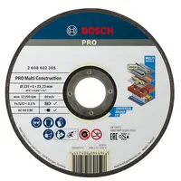 Диск карбофлексен за рязане Bosch универсален  125 мм, 1 мм, 22.23 мм, PRO Multi Material