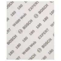 Шкурка Bosch на листа с мрежеста основа  115x140 мм, P180, 2 бр., Expert W480 Web