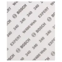 Шкурка Bosch на листа с мрежеста основа  115x140 мм, P240, 2 бр., Expert W480 Web