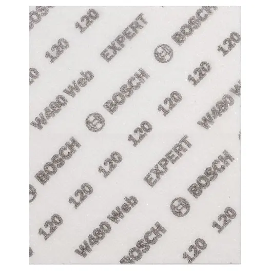 Шкурка Bosch на листа с мрежеста основа  115x140 мм, P120, Expert W480 Web