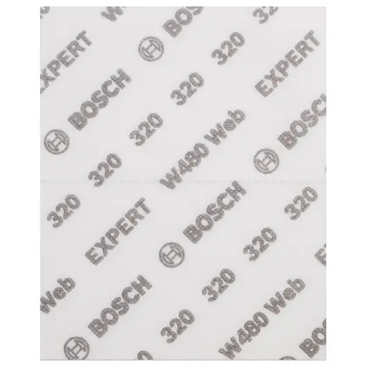 Шкурка Bosch на листа с мрежеста основа  115x140 мм, P320, Expert W480 Web