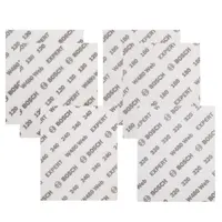 Шкурка Bosch на листа с мрежеста основа  115x140 мм, P120, P180, P240, P320, 6 бр., Expert W480 Web