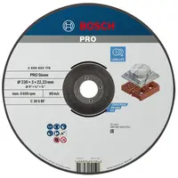Диск карбофлексен за рязане Bosch на камък и неметали  230 мм, 3 мм, 22.23 мм, PRO Stone