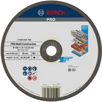 Диск карбофлексен за рязане Bosch универсален  180 мм, 1.6 мм, 22.23 мм, PRO Multi Construction