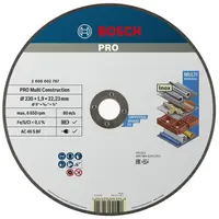Диск карбофлексен за рязане Bosch универсален  230 мм, 1.9 мм, 22.23 мм, PRO Multi Construction