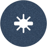 Фибърдиск от шкурка за шлайфане Bosch с ъглошлайф за метал  115 мм, 22.23 мм, P100, X-lock, PRO R574 - product - 001 BSH3061