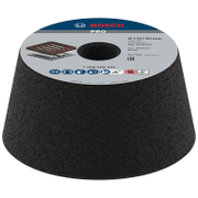 Диск керамичен за шлайфане Bosch чашковиден конусен от алуминиев оксид  90-110 мм, 22.23 мм, 55 мм, P36, PRO Metal - product - 001 BSH3125