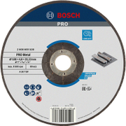 Диск карбофлексен за шлайфане Bosch на метал  180 мм, 22.23 мм, 4.8 мм, PRO Metal - product - 001 BSH3204