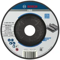Диск карбофлексен за шлайфане Bosch на метал  125 мм, 22.23 мм, 6 мм, PRO Metal