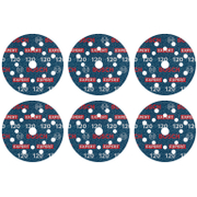 Фолио Bosch шлифовъчно за ротационен шлайф  125 мм, P120, 6 бр., Expert O780 - product - 001 BSH3248