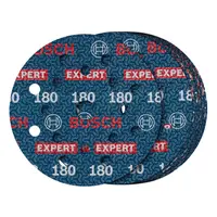 Фолио Bosch шлифовъчно за ротационен шлайф  125 мм, P180, 50 бр., Expert O780