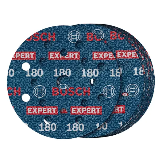 Фолио Bosch шлифовъчно за ротационен шлайф  125 мм, P180, 50 бр., Expert O780