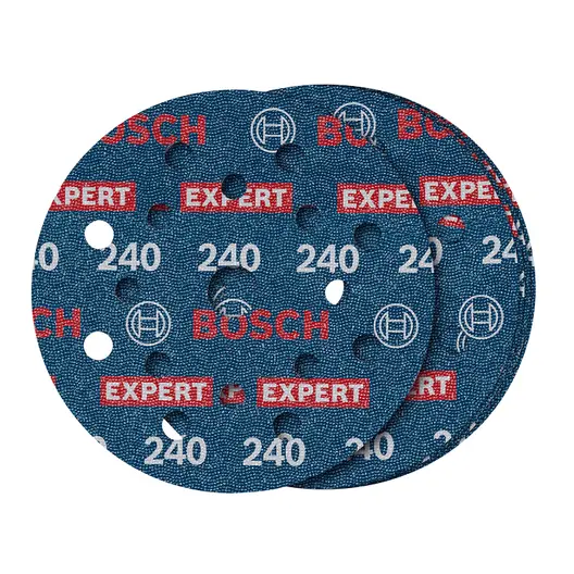 Фолио Bosch шлифовъчно за ротационен шлайф  125 мм, P240, 50 бр., Expert O780