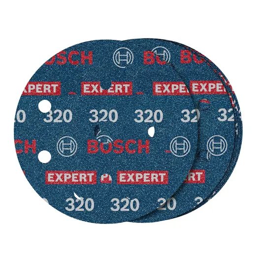 Фолио Bosch шлифовъчно за ротационен шлайф  125 мм, P320, 50 бр., Expert O780