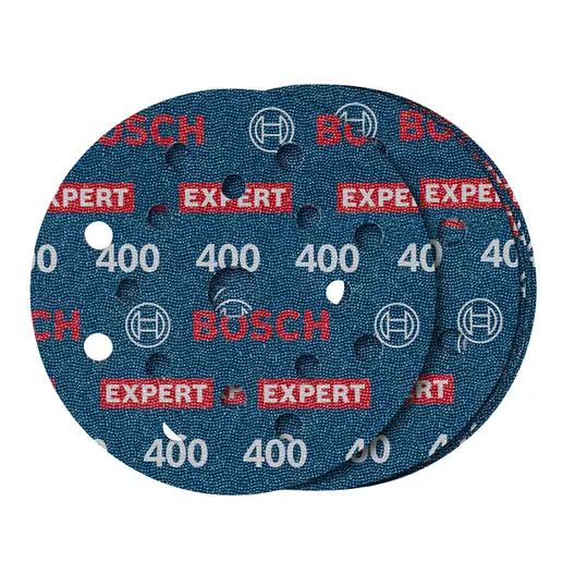 Фолио Bosch шлифовъчно за ротационен шлайф  125 мм, P400, 50 бр., Expert O780