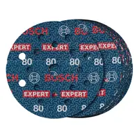 Фолио Bosch шлифовъчно за ротационен шлайф  125 мм, P80, 50 бр., Expert O780