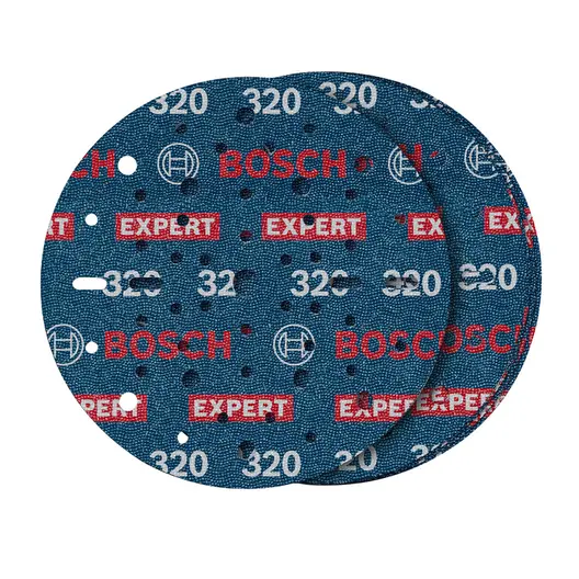 Фолио Bosch шлифовъчно за ротационен шлайф  150 мм, P320, 50 бр., Expert O780