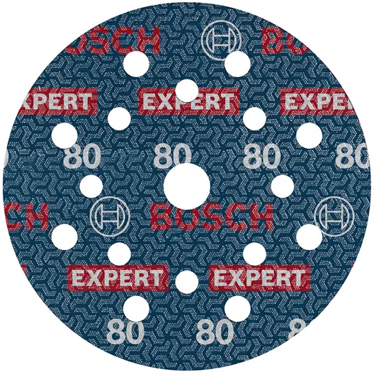 Фолио Bosch шлифовъчно за ротационен шлайф  125 мм, P80, Expert O780