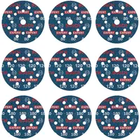 Фолио Bosch шлифовъчно за ротационен шлайф  125 мм, P120, P180, P80, 9 бр., Expert O780