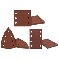 Шкурка за виброшлайф Bosch правоъгълна с 6, 8 отвора  P120, P180, P80, 45 бр., Expert for Wood and Paint C430