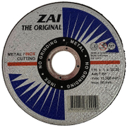 Диск карбофлексен за рязане ZAI на метал и неръждавейка  115 мм, 22.23 мм, 1 мм, A 46 T BF - product - 001 BRK2425