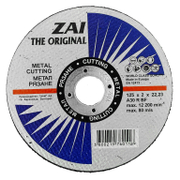 Диск карбофлексен за рязане ZAI на метал  125 мм, 22.23 мм, 2 мм, A 30 R BF - product - 001 BRK2437