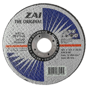 Диск карбофлексен за рязане ZAI на метал  125 мм, 22.23 мм, 3 мм, A 30 R BF - product - 001 BRK2439