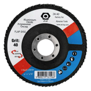 Ламелен диск за шлайфане ZAI на метал  115 мм, 22.23 мм, P40, конусен, А 40 - product - 001 BRK2458