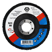 Ламелен диск за шлайфане ZAI на метал  180 мм, 22.23 мм, P60, конусен, A 60 - product - 001 BRK2467