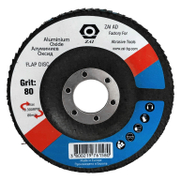 Ламелен диск за шлайфане ZAI на метал  180 мм, 22.23 мм, P100, конусен, А 100 - product - 001 BRK2468