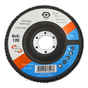 Ламелен диск за шлайфане ZAI на метал и неръждаема стомана  125 мм, 22.23 мм, P120, конусен, Z 120 - product - 001 BRK2478