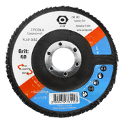 Ламелен диск за шлайфане ZAI на метал и неръждаема стомана  115 мм, 22.23 мм, P60, конусен, Z 60 - product - 001 BRK2472