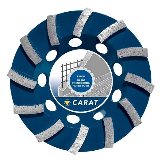 Диск диамантен за шлайфане Carat на бетон  180 мм, 22.23 мм, CUDG
