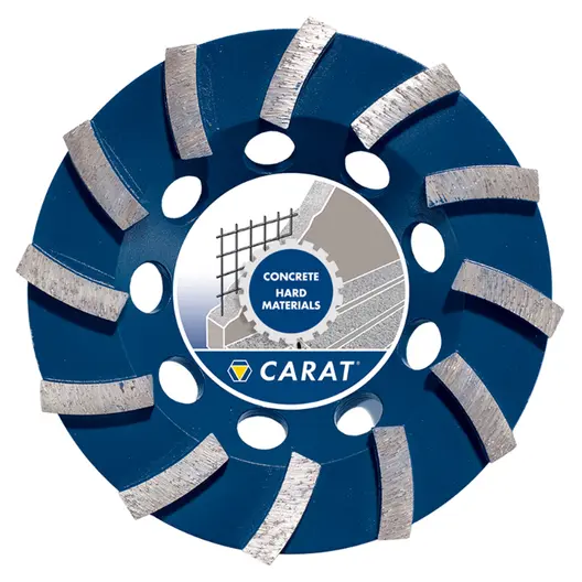 Диск диамантен за шлайфане Carat на бетон  125 мм, 22.23 мм, CUDG
