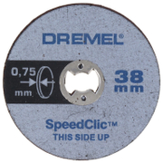 Диск карбофлексен за рязане Dremel на метал 5 бр. 38 мм, 22.2 мм, 0.75 мм, EZ SpeedClic SpeedClic SC409 - product - 001 DRM1349