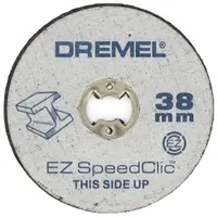 Диск карбофлексен за рязане Dremel на метал 5 бр. в к-кт 38 мм, 5 бр., 0.75 мм, EZ SpeedClic SpeedClic SC456