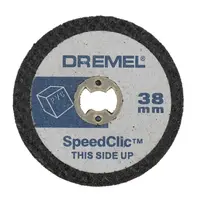 Диск карбофлексен за рязане Dremel на камък и неметали 5 бр. в к-кт 38 мм, 5 бр., 0.75 мм, 3.2 мм, EZ SpeedClic SC476