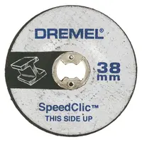 Диск карбофлексен за шлайфане Dremel на метал  38 мм, 3.2 мм, 0.75 мм, EZ SpeedClic SC541