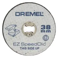 Диск карбофлексен за рязане Dremel на метал 12 бр. в к-кт 38 мм, 12 бр., EZ SpeedClic SpeedClic SC456B