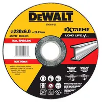 Диск карбофлексен за шлайфане DeWALT на метал  230 мм, 22.23 мм, 6 мм, Extreme