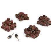 Шкурка за прав шлайф HBM в комплект с държач  12x10 мм, P120, P240, P400, P60, 100 бр. - product - 001 HBM3377