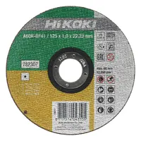 Диск карбофлексен за рязане HiKOKI - Hitachi на метал и неръждавейка  115 мм, 1 мм, 22.22 мм