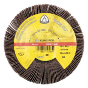 Четка роторна за ъглошлайф Klingspor с ламели от шкурка  125 мм, 20 мм, P60, WSM 617 - product - 001 KLG1086