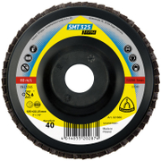 Ламелен диск за шлайфане Klingspor на метал и неръждаема стомана  115 мм, 22.23 мм, P40, SMT 325 Extra - product - 001 KLG1443