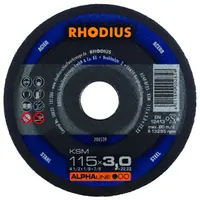 Диск карбофлексен за рязане Rhodius на метал  115 мм, 3 мм, 22.23 мм, KSM