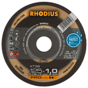 Диск карбофлексен за рязане Rhodius на неръждаема стомана  125 мм, 22.23 мм, 1 мм, XT38 - product - 001 KRV 504