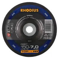 Диск карбофлексен за шлайфане Rhodius на метал  150 мм, 22.23 мм, 7 мм, RS67