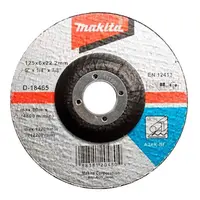 Диск карбофлексен за шлайфане Makita на метал  125 мм, 22.2 мм, 6 мм, D-18465