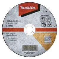 Диск карбофлексен за рязане Makita на неръждаема стомана  180 мм, 2 мм, 22.2 мм, D-18786